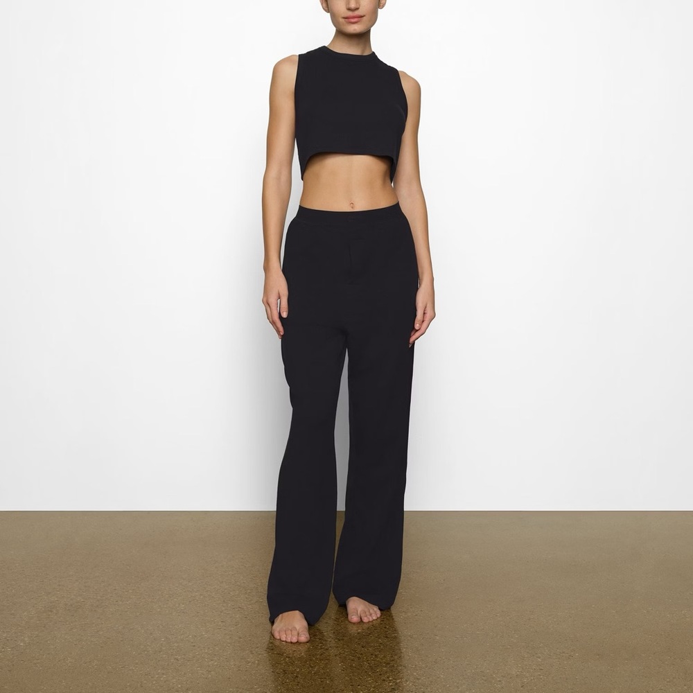 SKIMS Black Onyx Boyfriend Loose Pant